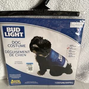 BudLight Alcohol Can Dog Pet Costume Small/MEDIUM Football Halloween NEW